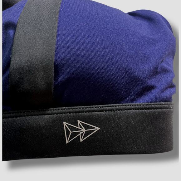 Yvette Sports Bra 40 (D-F),High Impact Crossback, Padded | Midnight Blue NWT - Picture 4 of 14